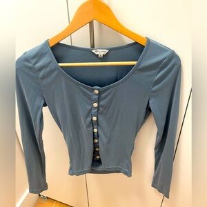 Petite Studio Open Back Shirt
